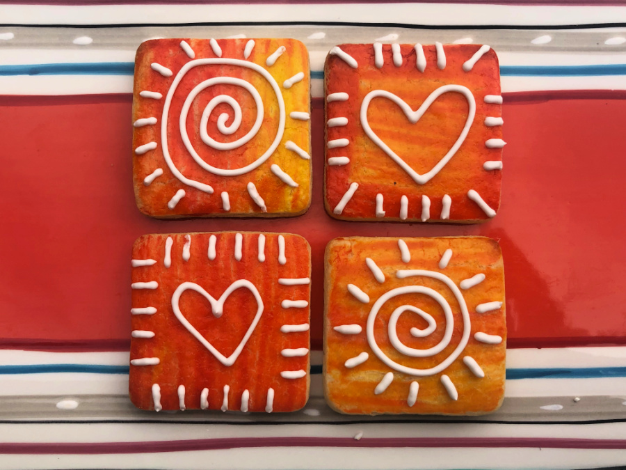 EGG YOLK PAINTED&nbsp;COOKIES