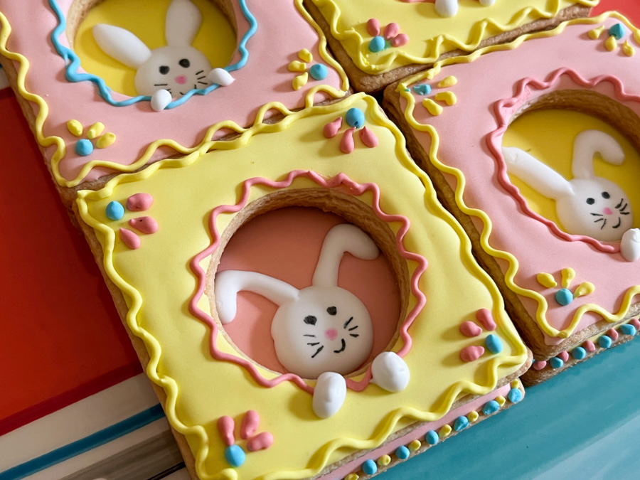 BUNNIES BY THE WINDOW – For the Love of Cookies